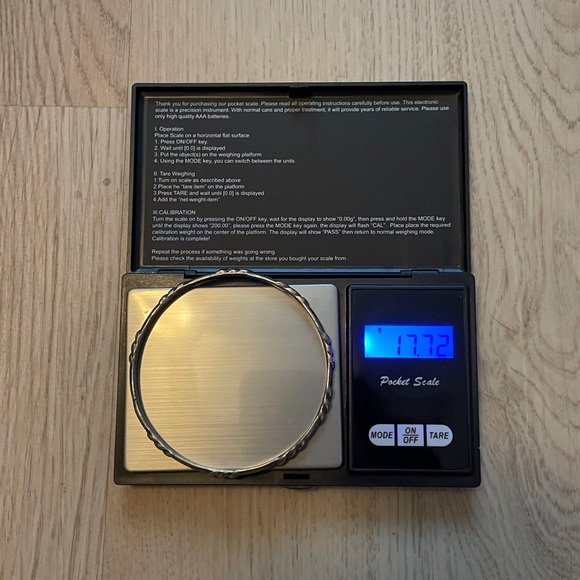 Sterling Mexican Bangle - Picture 6 of 6